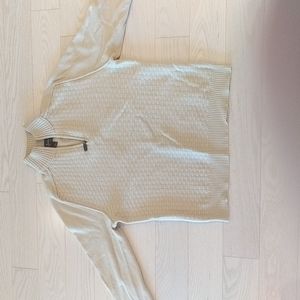 Black brown tan sweater